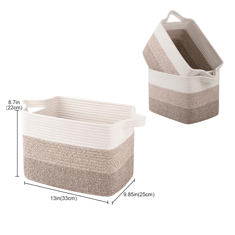 Oiahomy Toy Storage Cotton Basket 3 packs - Oiahomy