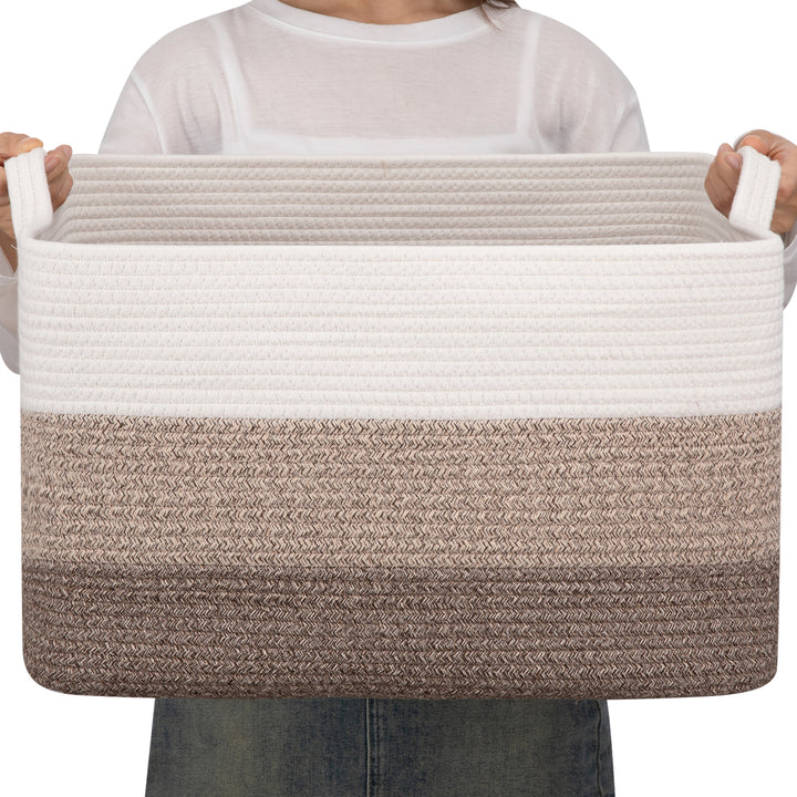 20''×16''×12'' Woven Blanket Basket - Oiahomy