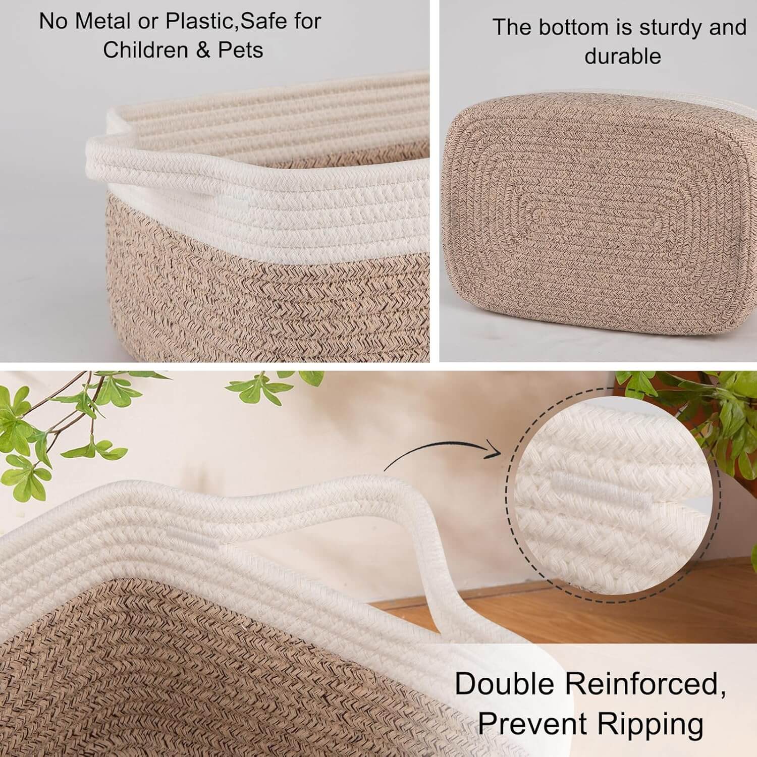 Oiahomy 3 Pack Picnic Baskets - Oiahomy
