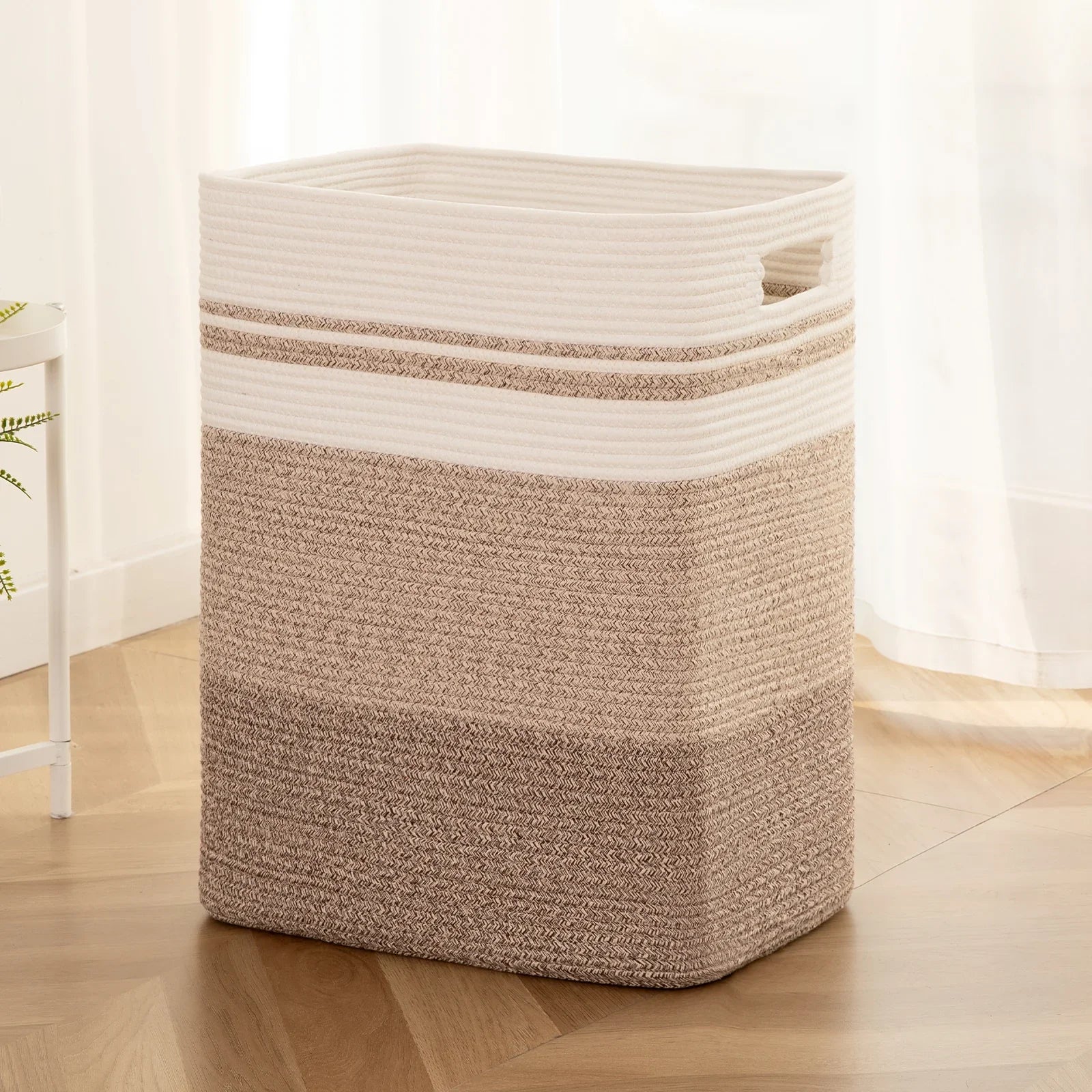 22"x16"x13" Woven Laundry Hamper - Oiahomy