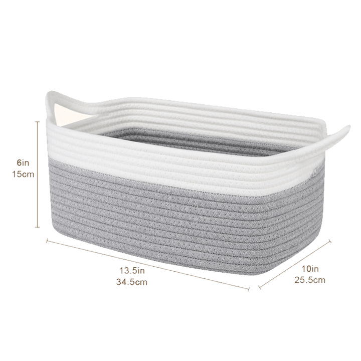 Oiahomy Rope Storage Basket For Pet - Oiahomy