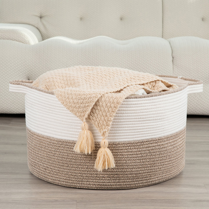 23’’ x 23’’ x 13’’ Extra Large Storage Basket - Oiahomy