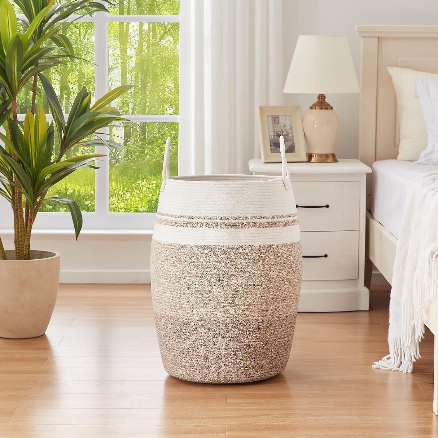 25.6" Height Laundry Basket Hamper - Oiahomy