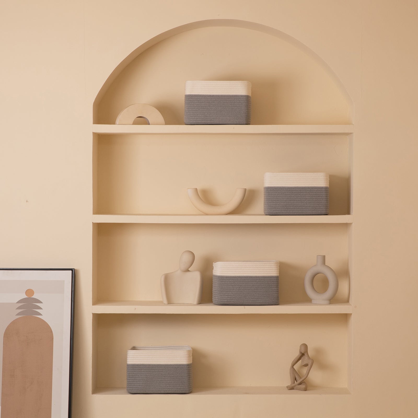 13"x7.8"x9" Storage Baskets for Organizing 4 Pack - Oiahomy