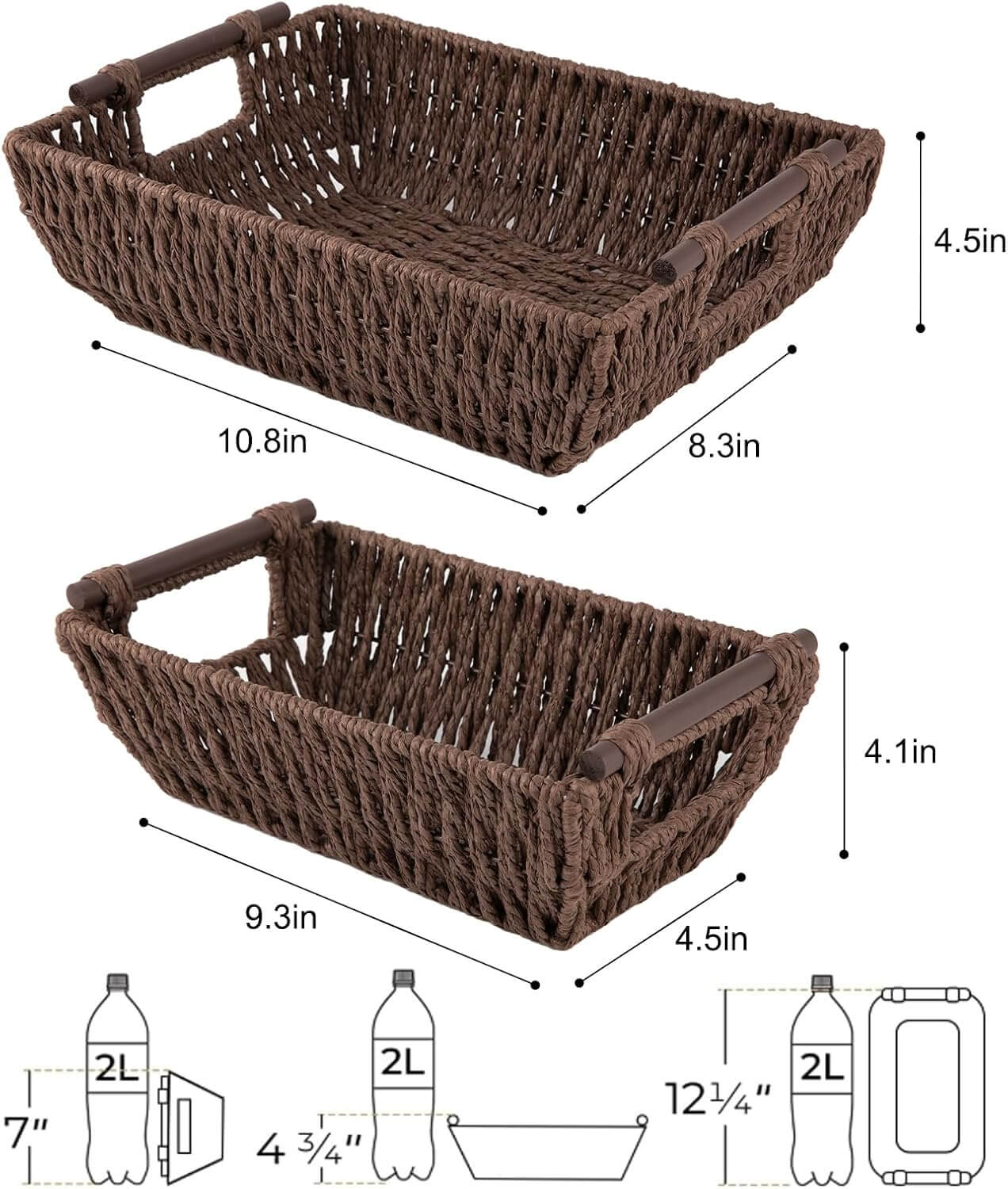 Oiahomy 2-Pack Food basket - Oiahomy