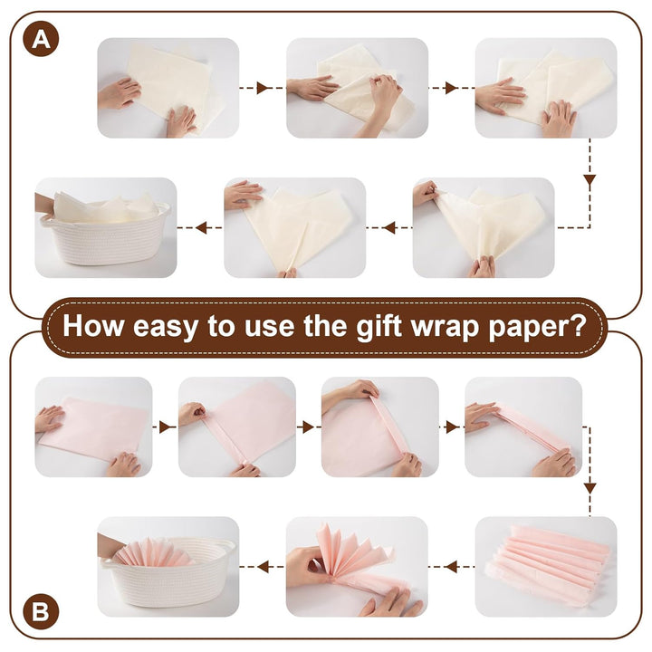 OIAHOMY Green Christmas Gift Bin Birthday Gift Basket - Oiahomy