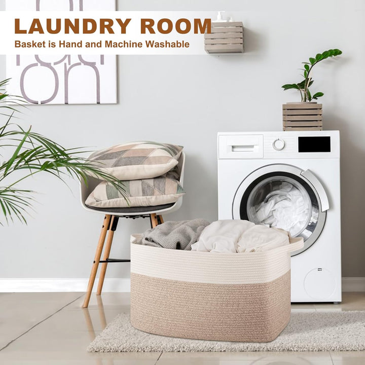 24" X 17"x 14" Extra Large Collapsible Laundry Basket With Handles - Oiahomy