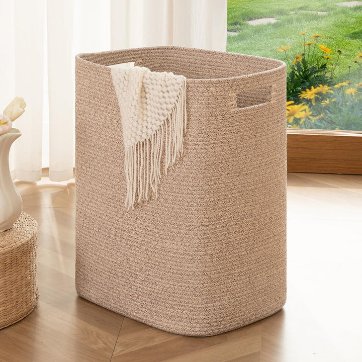 22"x16"x13" Cotton Rope Storage Basket - Oiahomy