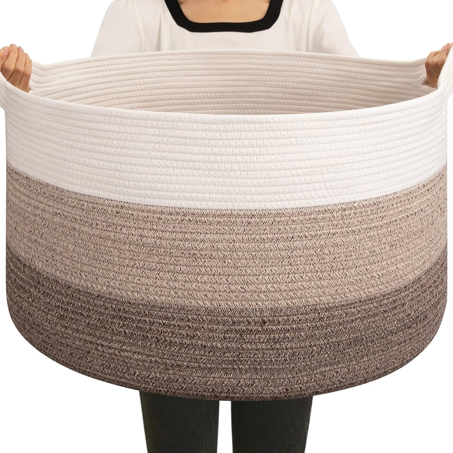 23’’ x 23’’ x 13’’ Extra Large Storage Basket - Oiahomy