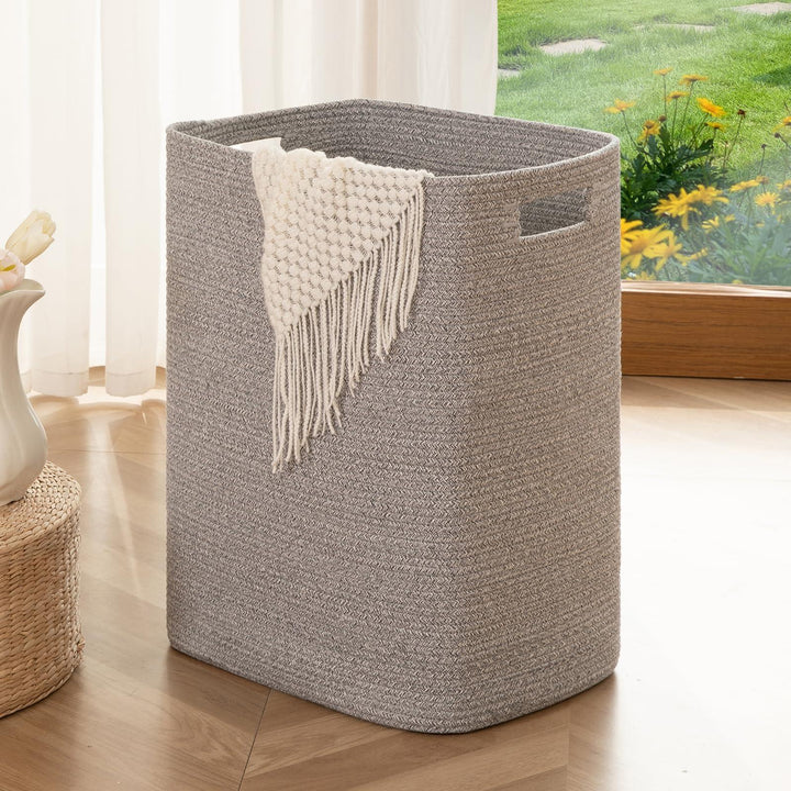22"x16"x13" Cotton Rope Storage Basket - Oiahomy
