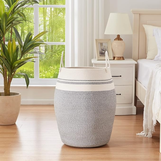 25.6" Height Laundry Basket Hamper - Oiahomy