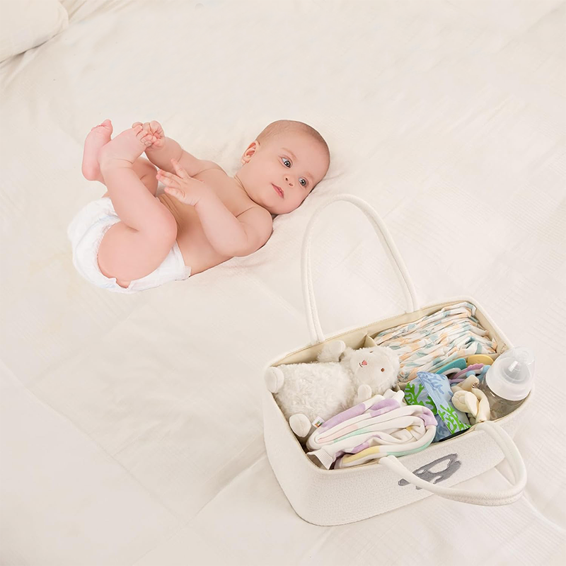 Cotton Diaper Caddy - Oiahomy