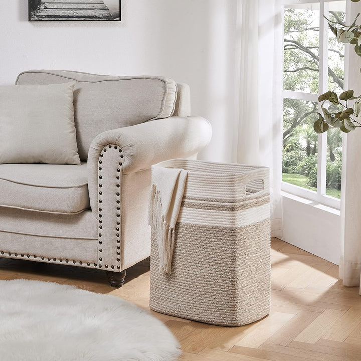 OIAHOMY Large Woven Organizer Bin - Oiahomy