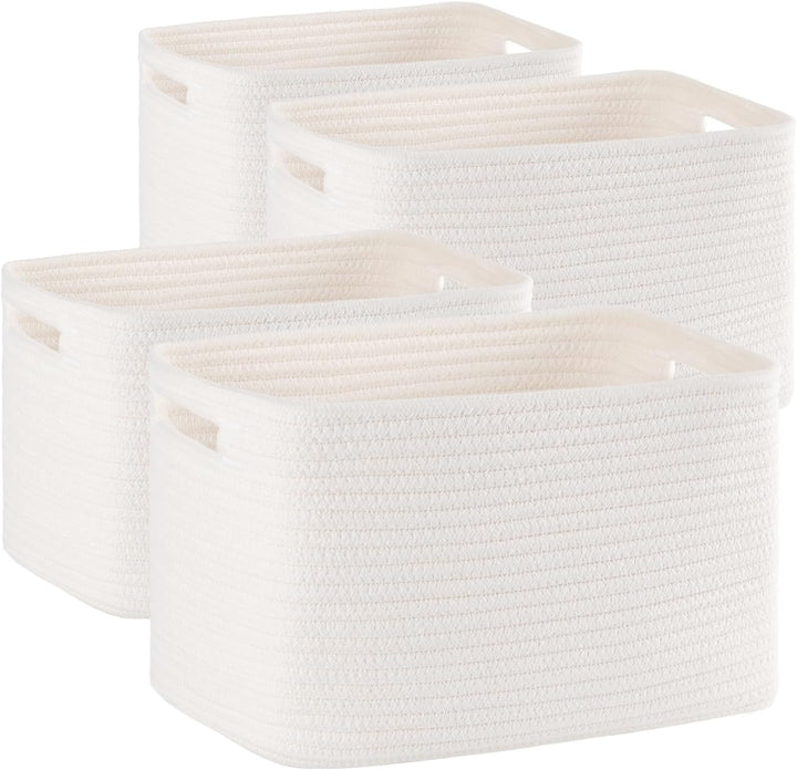 OIAHOMY 4 Pack Woven Baskets for Storage - Oiahomy