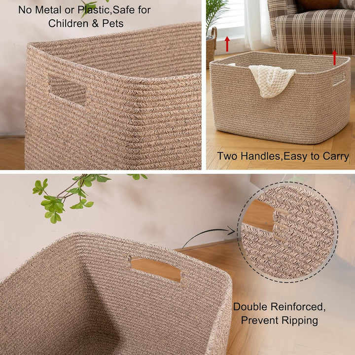 Woven Hamper for Clothes - Oiahomy