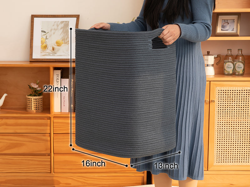 OIAHOMY Woven Decorative Storage Basket - Oiahomy