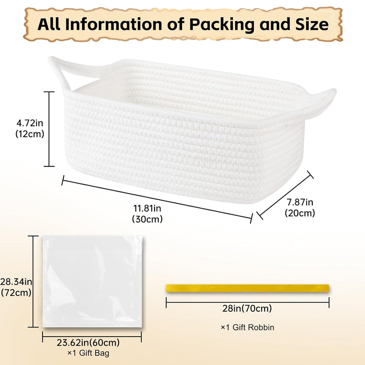 OIAHOMY Pet Toy Bins Dog Toy Basket with Handles - Oiahomy