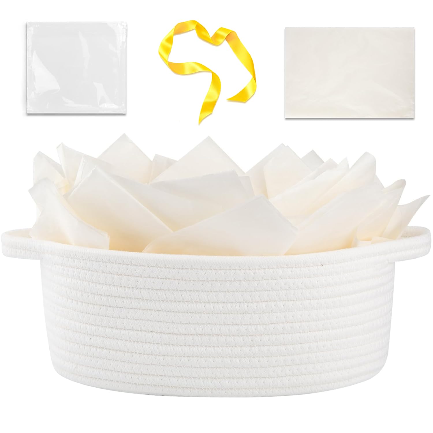 OIAHOMY Green Christmas Gift Bin Birthday Gift Basket - Oiahomy