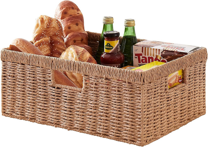 OIAHOMY Kitchen Basket Wicker Skin Care Storage Basket - Oiahomy