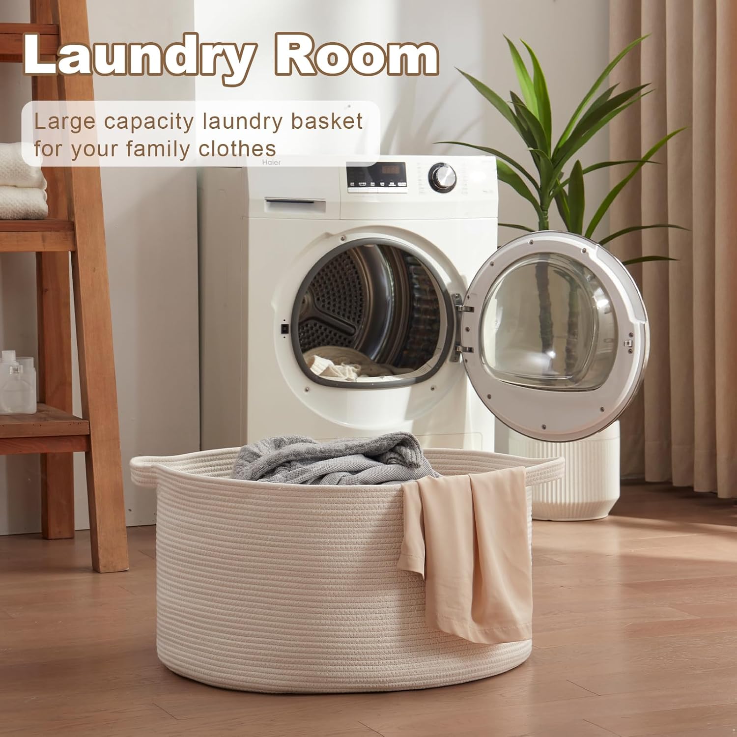 OIAHOMY White Decorative Organizer Bin - Oiahomy