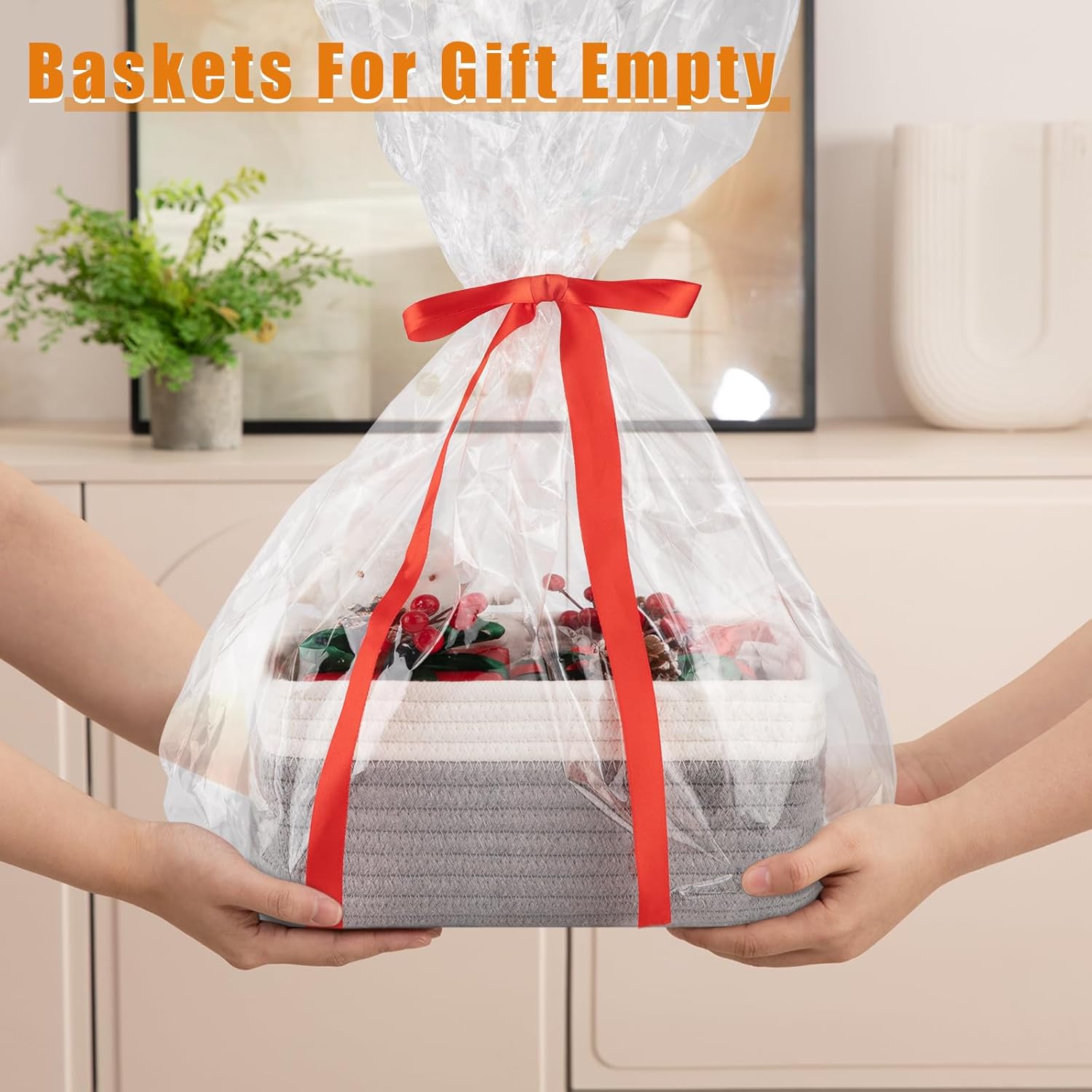OIAHOMY Cute Organizer Baskets for Gifts - Oiahomy