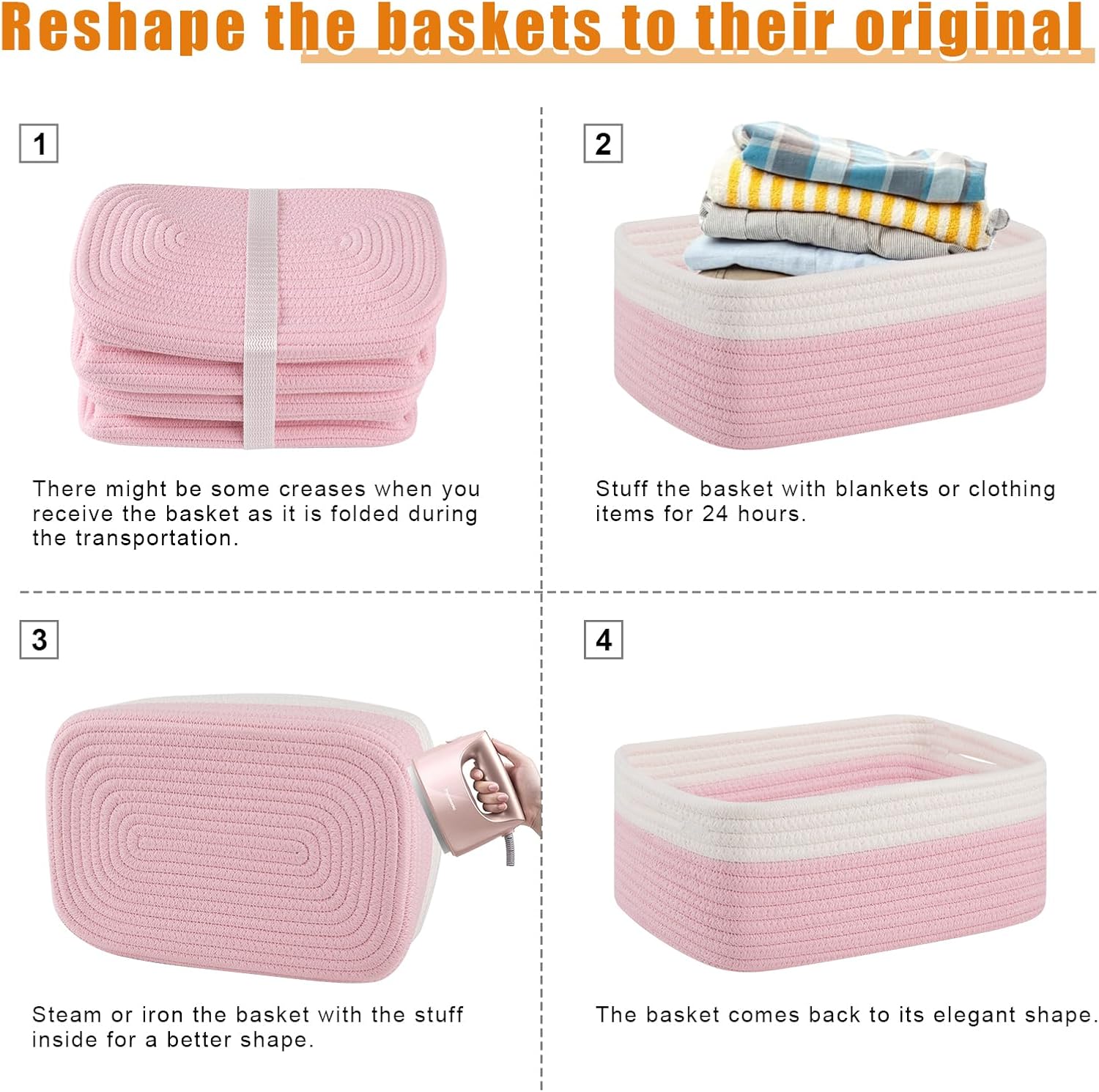 OIAHOMY Cute Organizer Baskets for Gifts - Oiahomy