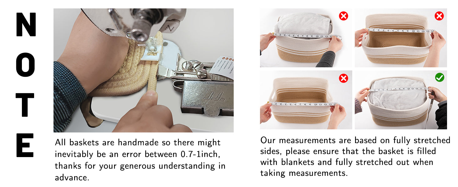 OIAHOMY 4 Pack Storage Baskets for Organizing - Oiahomy