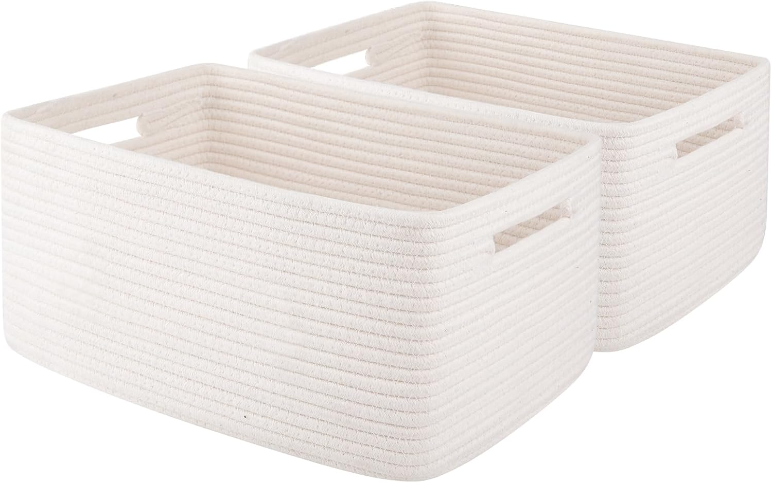 OIAHOMY 2 Pack Clothes Blanket Toy Baskets - Oiahomy