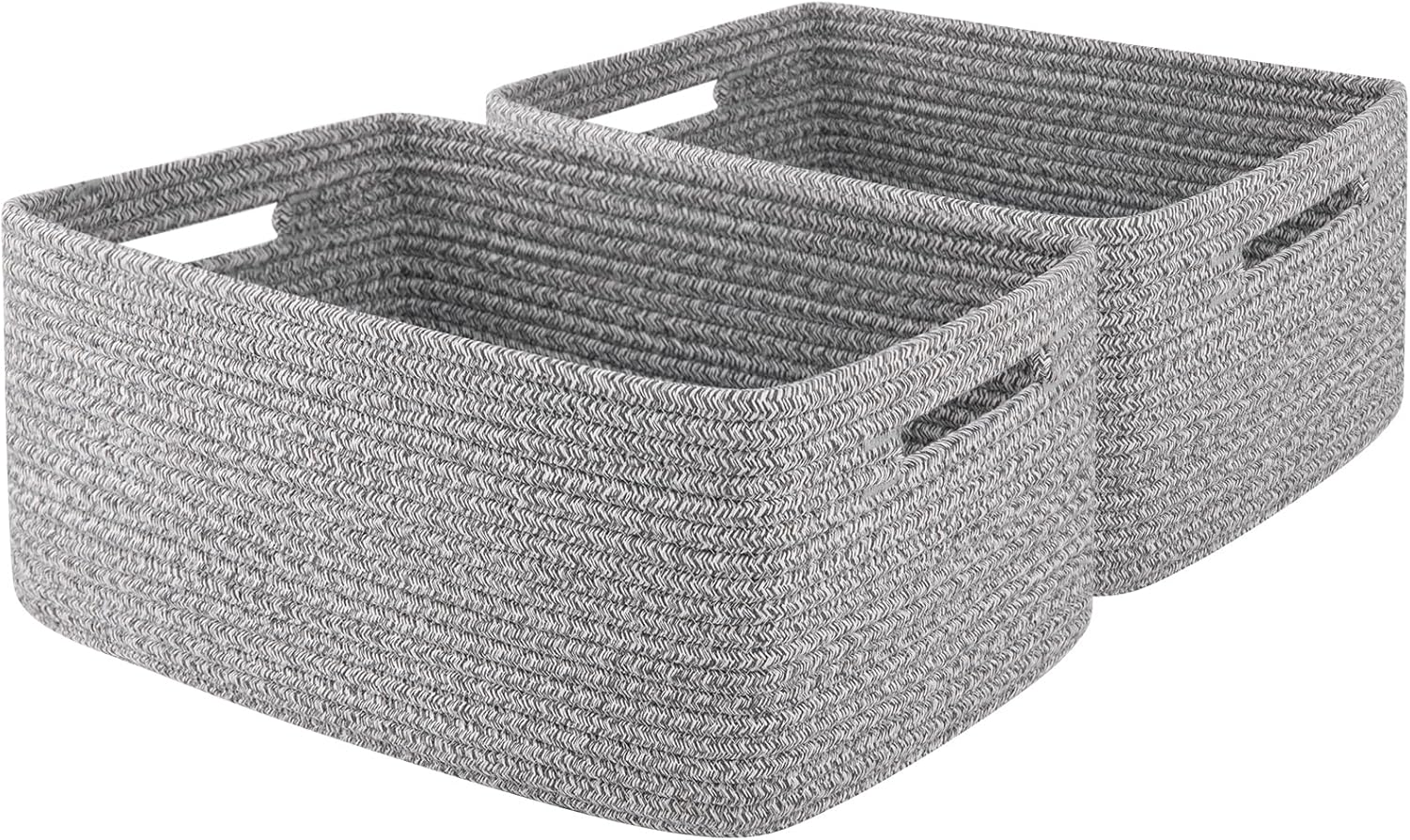 OIAHOMY 2 Pack Clothes Blanket Toy Baskets - Oiahomy