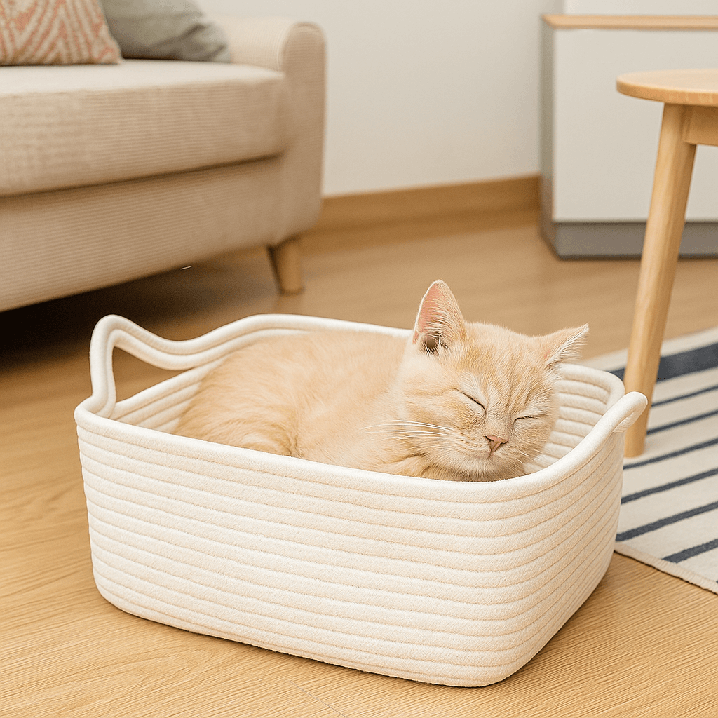 Oiahomy Cat Bed Basket - Oiahomy