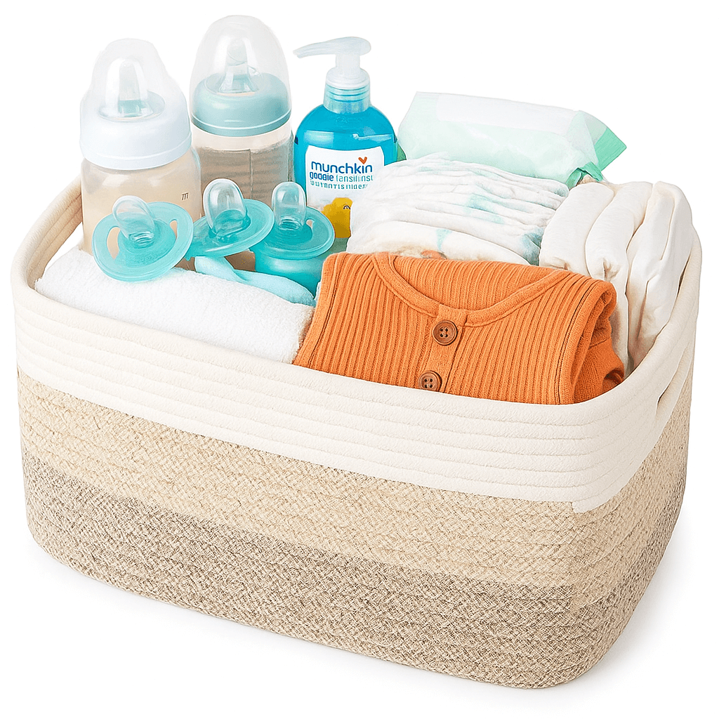 Oiahomy Diaper Basket 2 Packs Gradient Yellow - Oiahomy