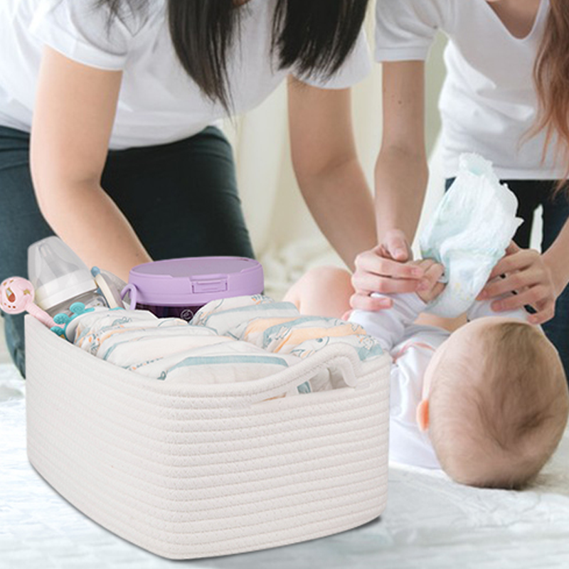 OIAHOMY Portable Baby Diaper Basket - Oiahomy