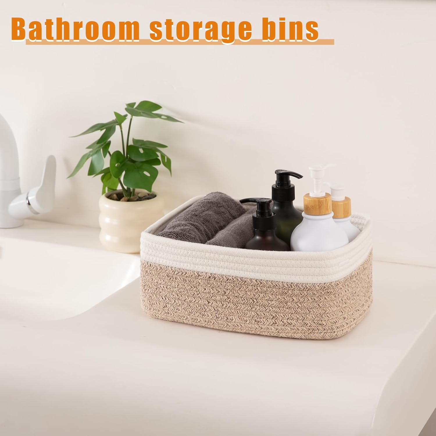 oiahomy bathroom towel basket ideas