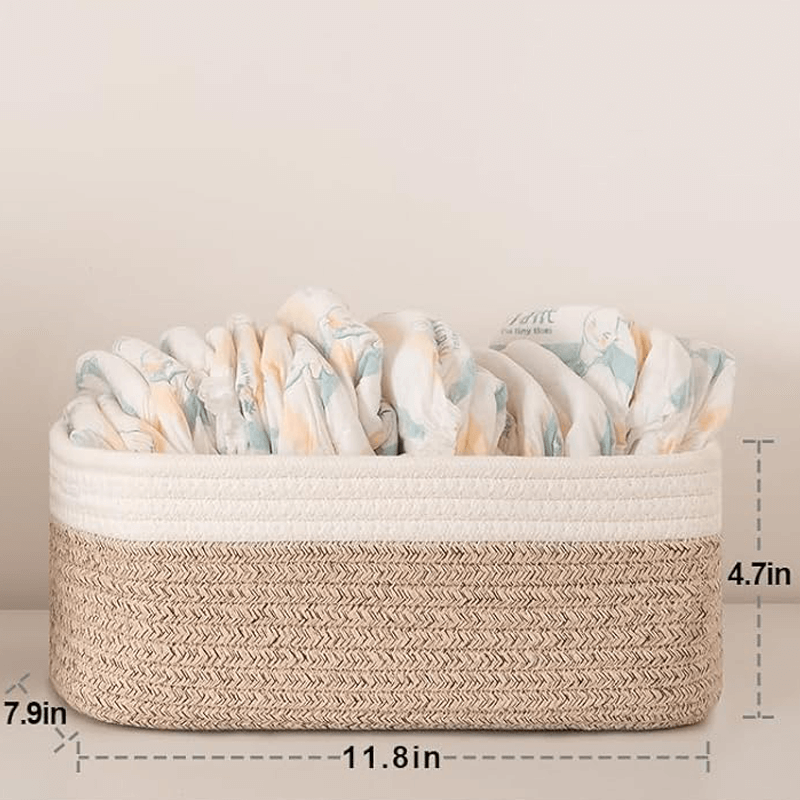 Oiahomy 4 Pack Organizer Baskets for Diaper - Oiahomy 