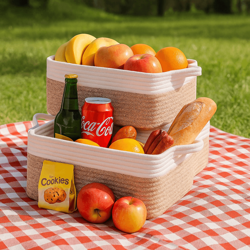 Oiahomy 3 Pack Picnic Baskets - Oiahomy 