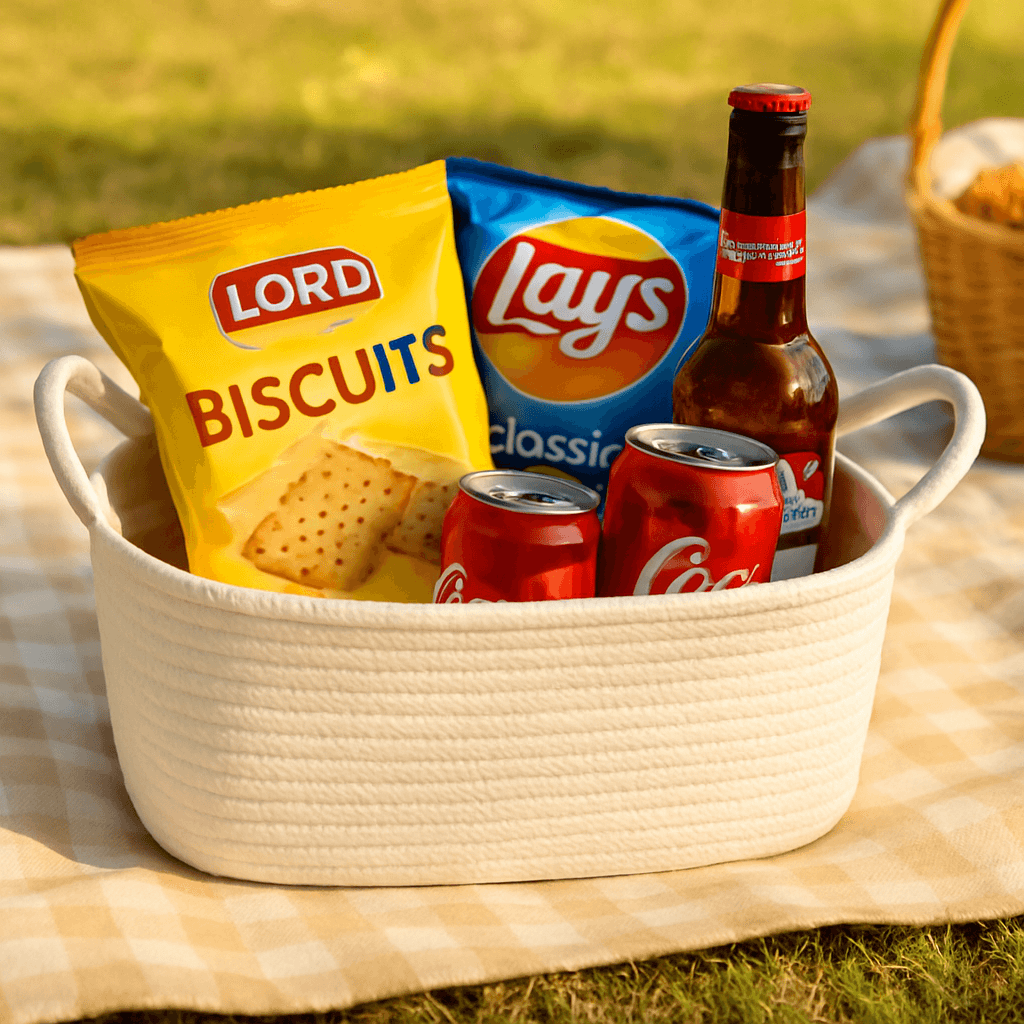 OIAHOMY Woven Picnic Basket - Oiahomy 