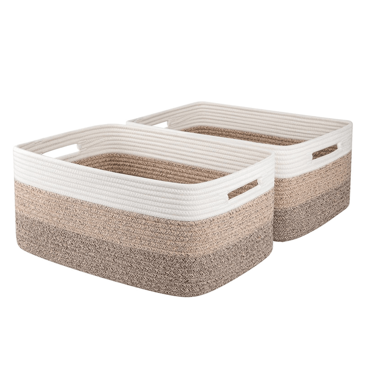 Oiahomy Diaper Basket 2 Packs Gradient Yellow - Oiahomy 