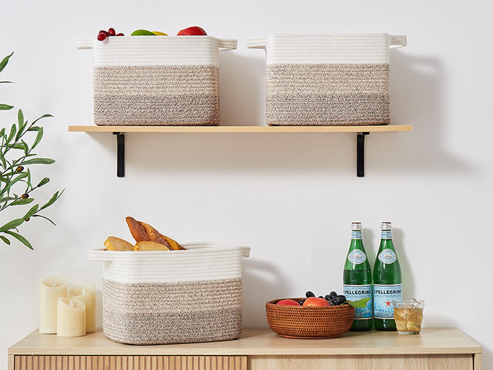 Oiahomy 3-pack Outdoor Fruit Food Basket - Oiahomy 