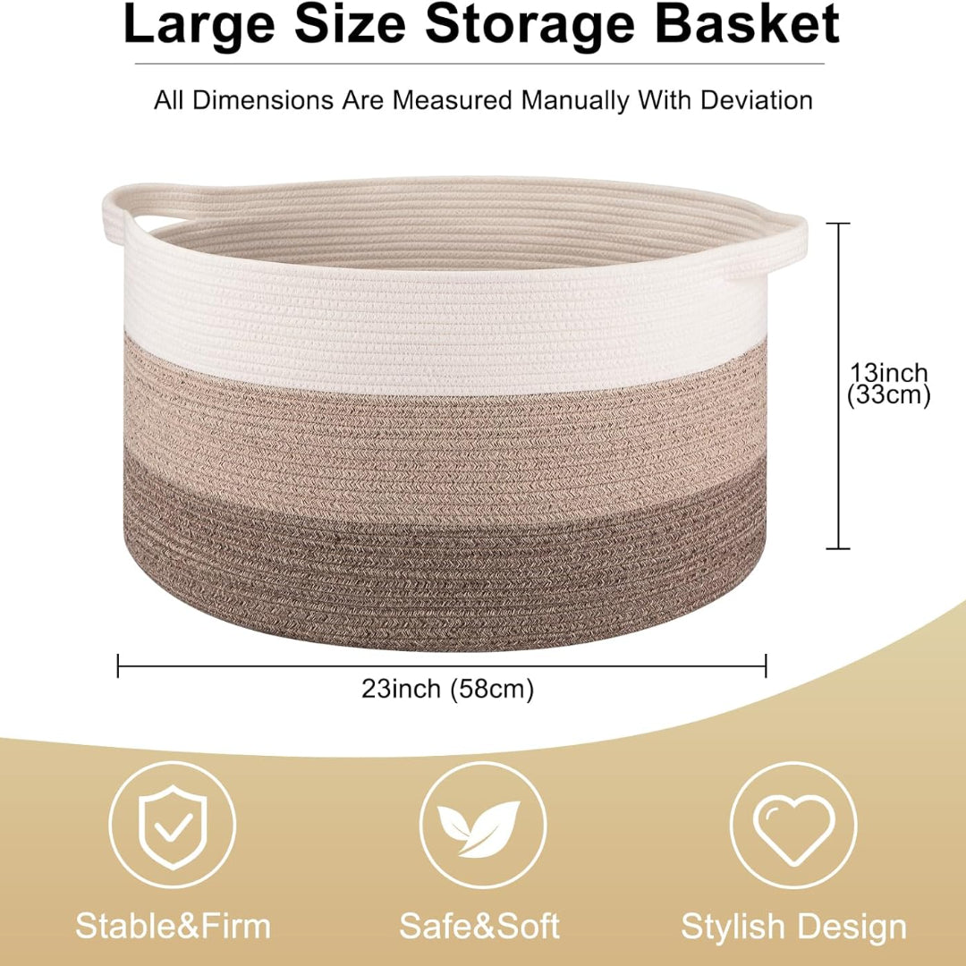 23’’ x 23’’ x 13’’ Extra Large Storage Basket