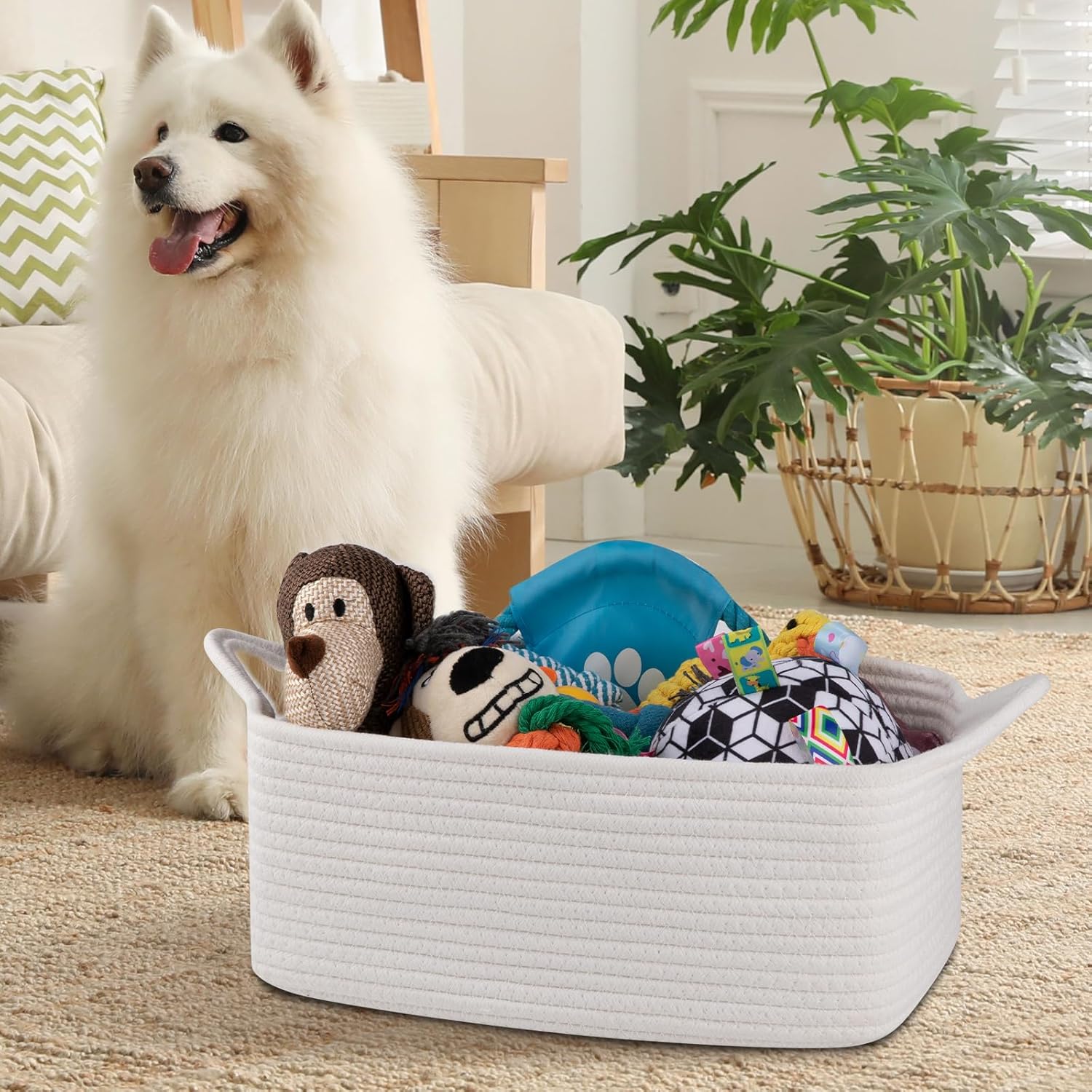 Pet Toy Storage Baskets - Oiahomy 