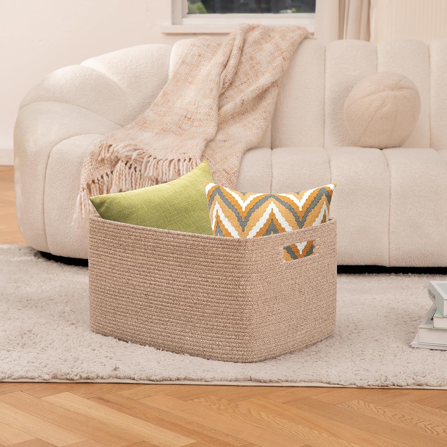 Woven Hamper for Clothes - Oiahomy 