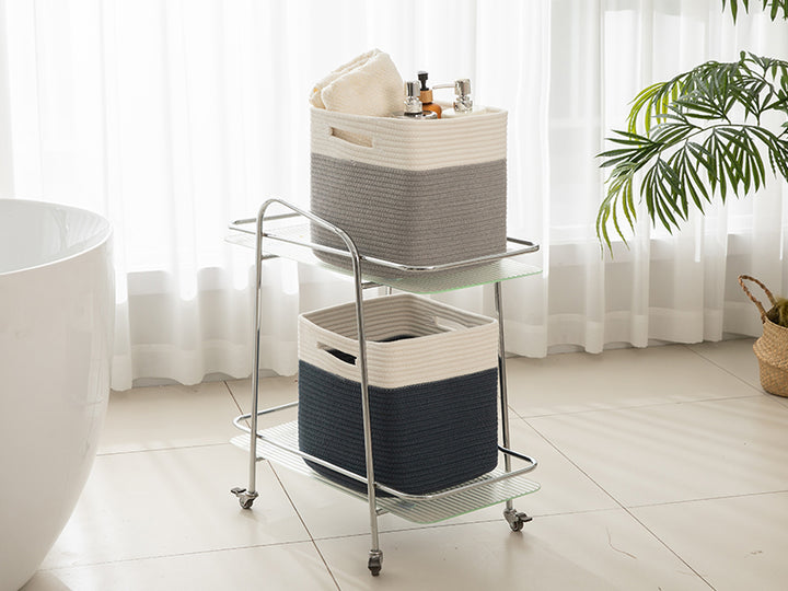 OIAHOMY Woven Basket Closets Bins - Oiahomy 