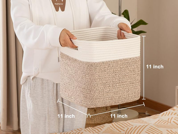 OIAHOMY Woven Basket Closets Bins - Oiahomy 