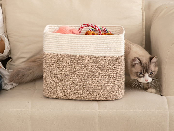 OIAHOMY Woven Basket Closets Bins - Oiahomy 