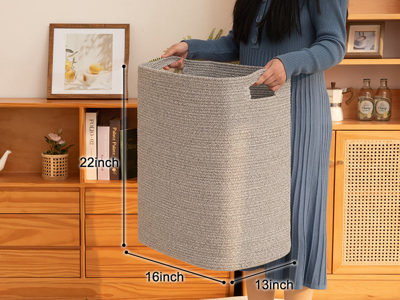 OIAHOMY Woven Decorative Storage Basket - Oiahomy 