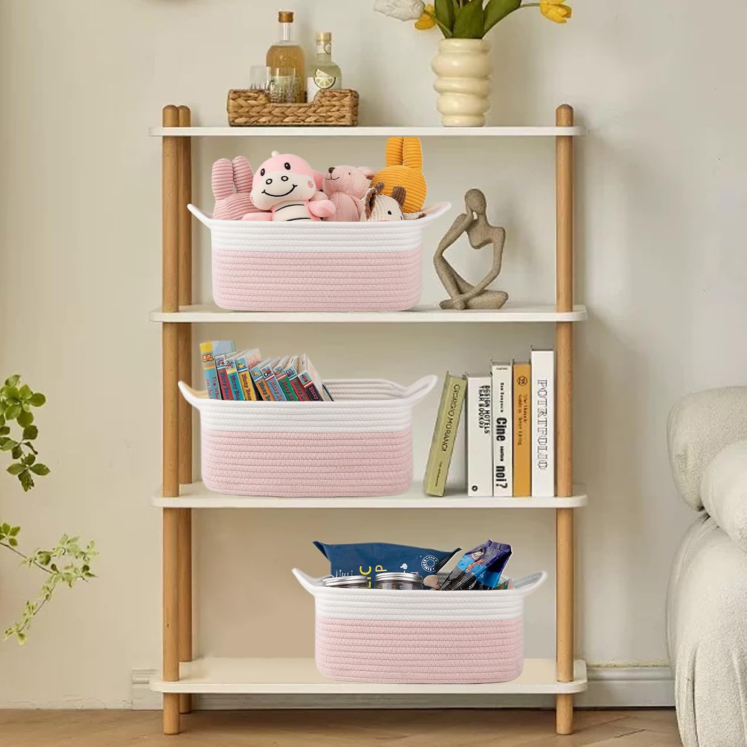 OIAHOMY Storage Bin With Gift Bags - Oiahomy 