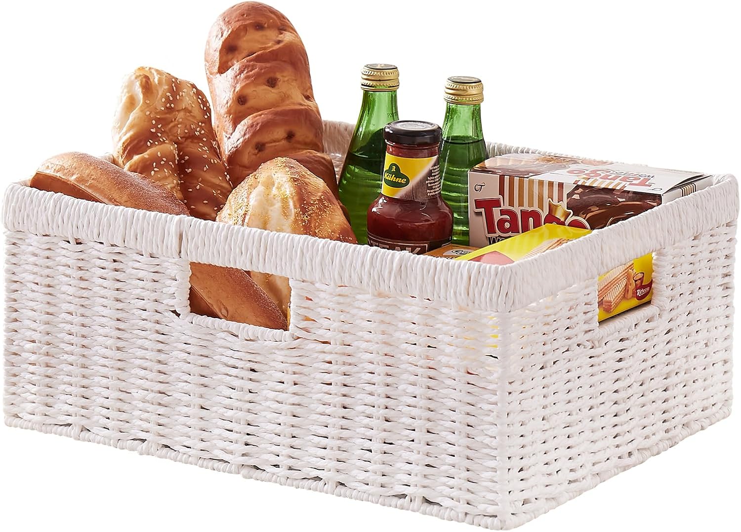 OIAHOMY Kitchen Basket Wicker Skin Care Storage Basket - Oiahomy 