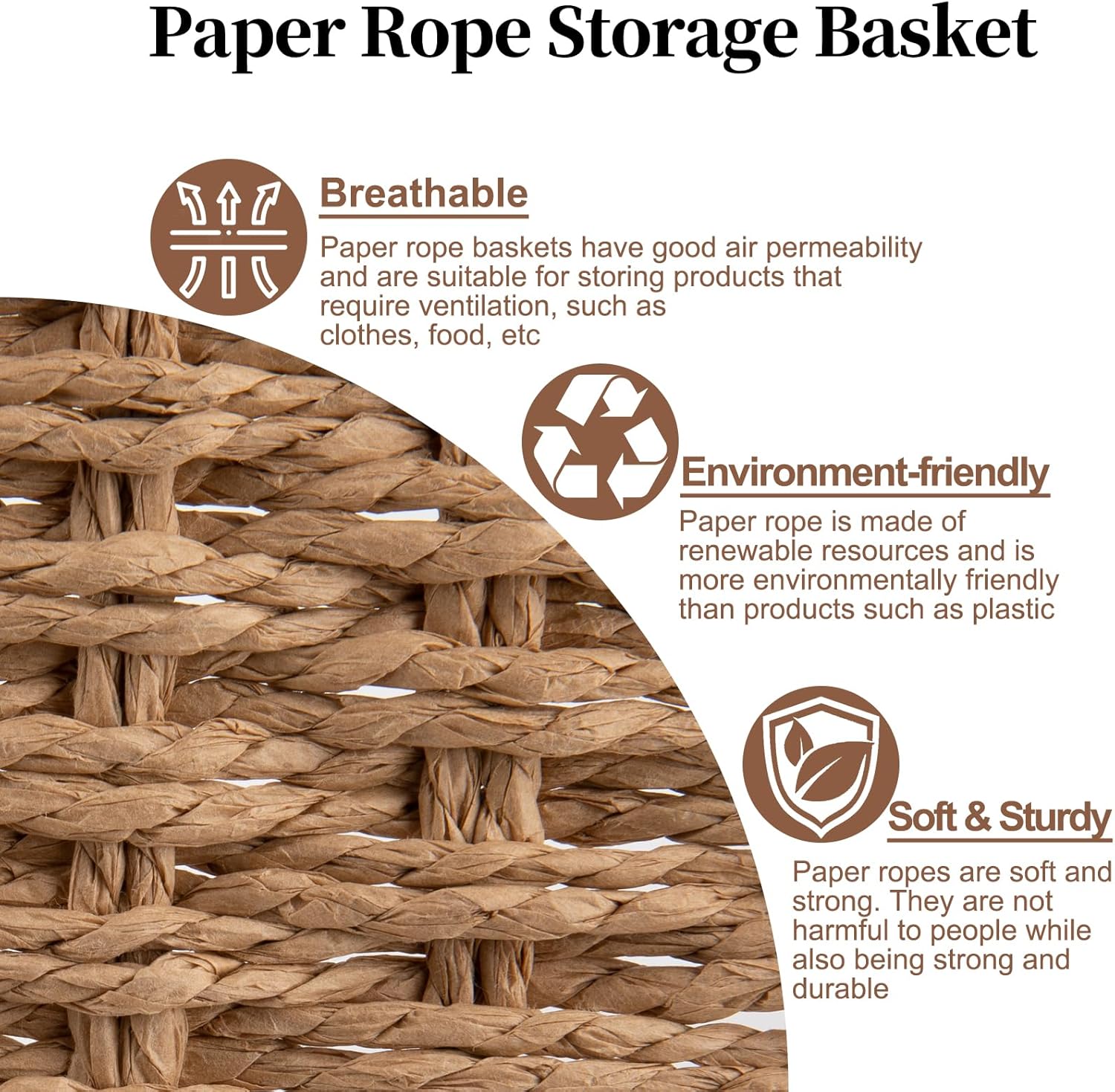 OIAHOMY Kitchen Basket Wicker Skin Care Storage Basket - Oiahomy 