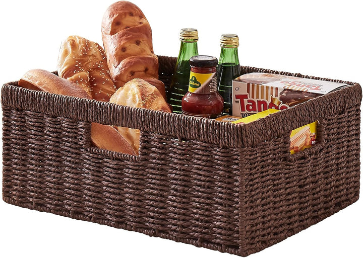 OIAHOMY Kitchen Basket Wicker Skin Care Storage Basket - Oiahomy 