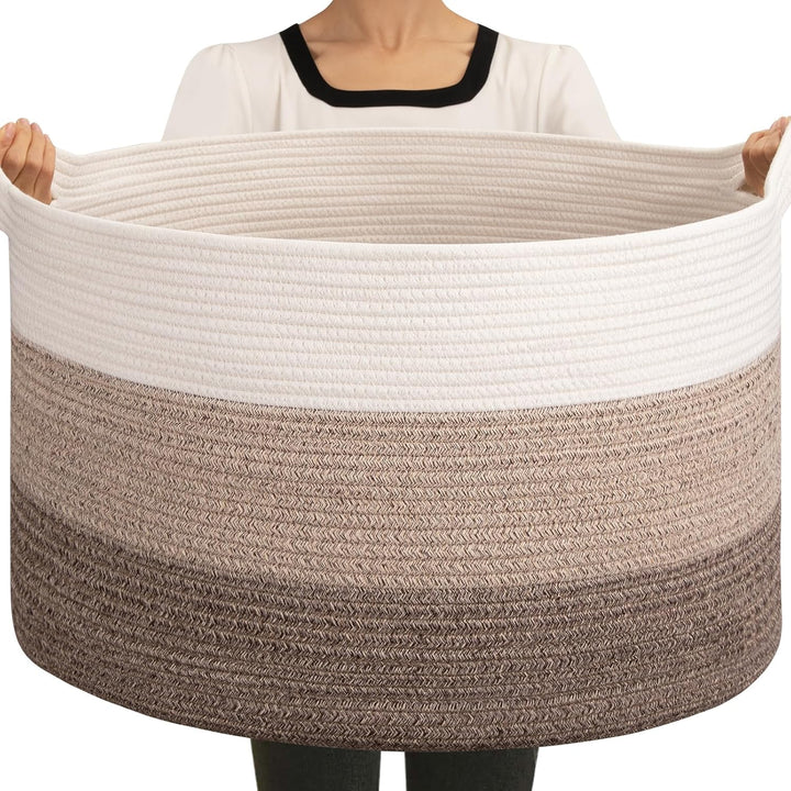 OIAHOMY Storage Basket With Handles - Oiahomy 